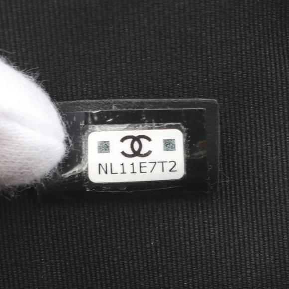 CHANEL Matelasse Chain Clutch Shoulder Bag Leather Women's Black AP4028 - Picture 6 of 10